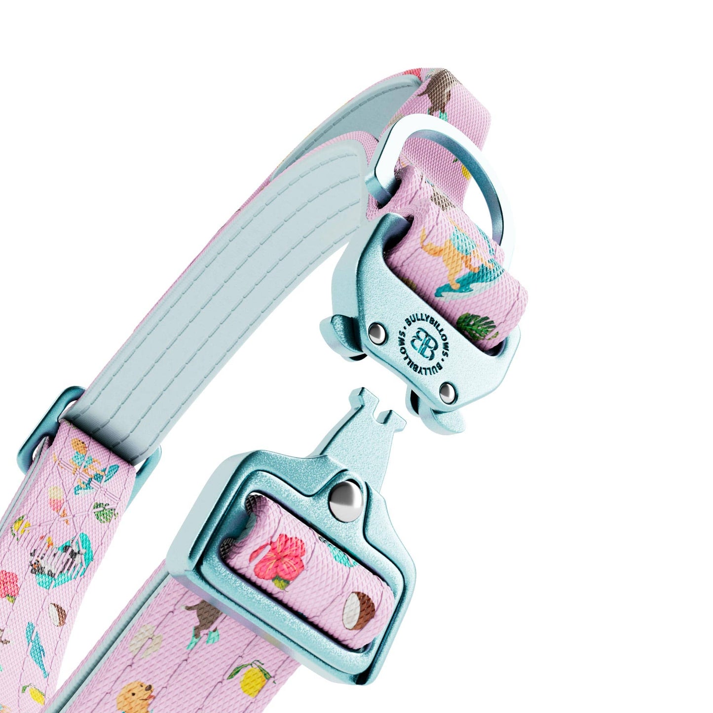 2.5cm Lighter Combat® Collar | With Handle & Secure Clip - Prismra Pink