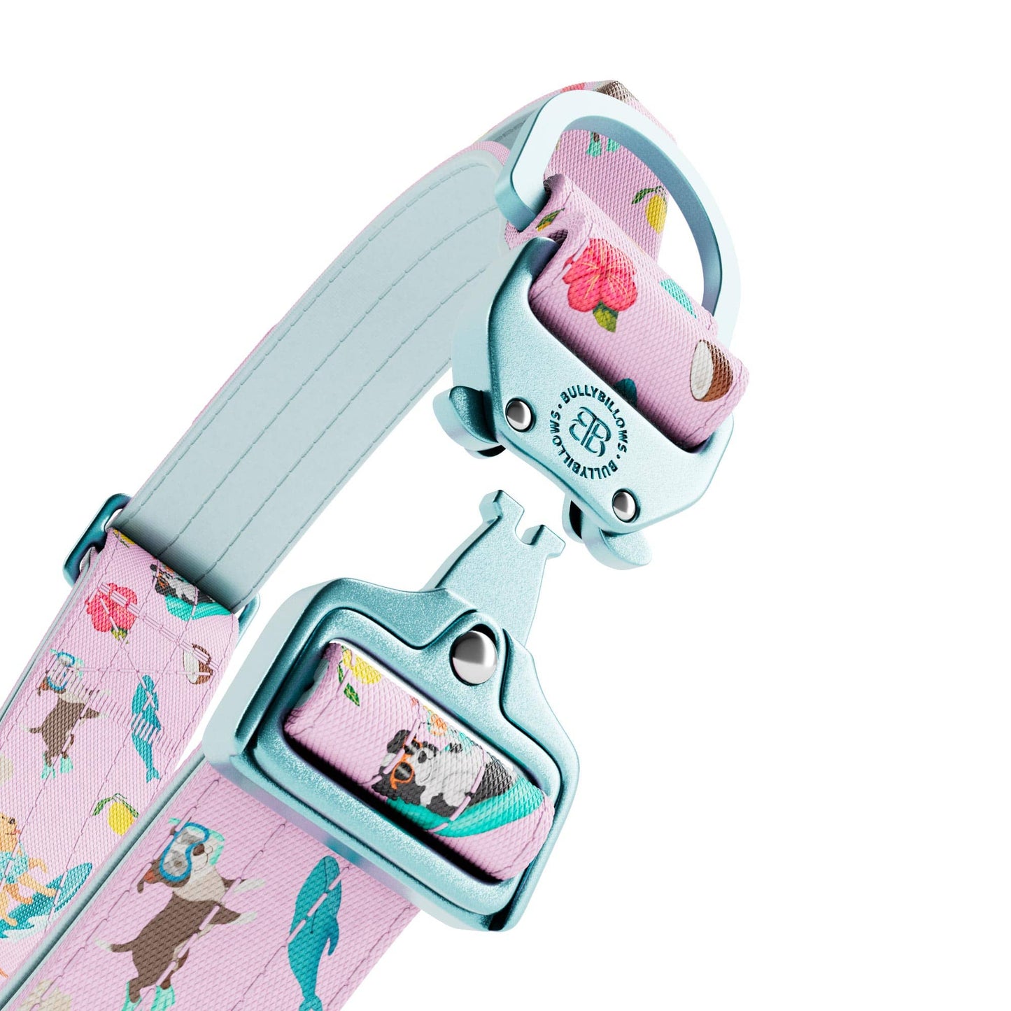 4cm Lighter Combat® Collar | With Handle & Secure Clip - Prismra Pink