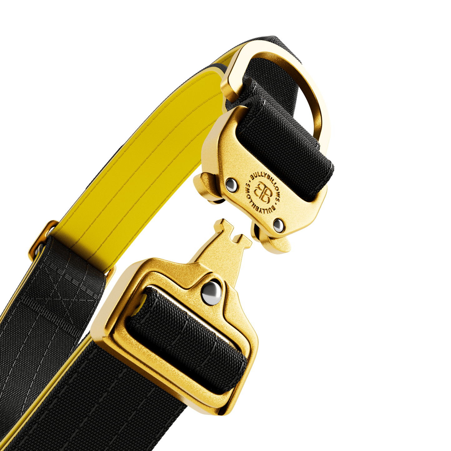 4cm Lighter Combat® Collar | With Handle & Secure Clip - Black X Yellow