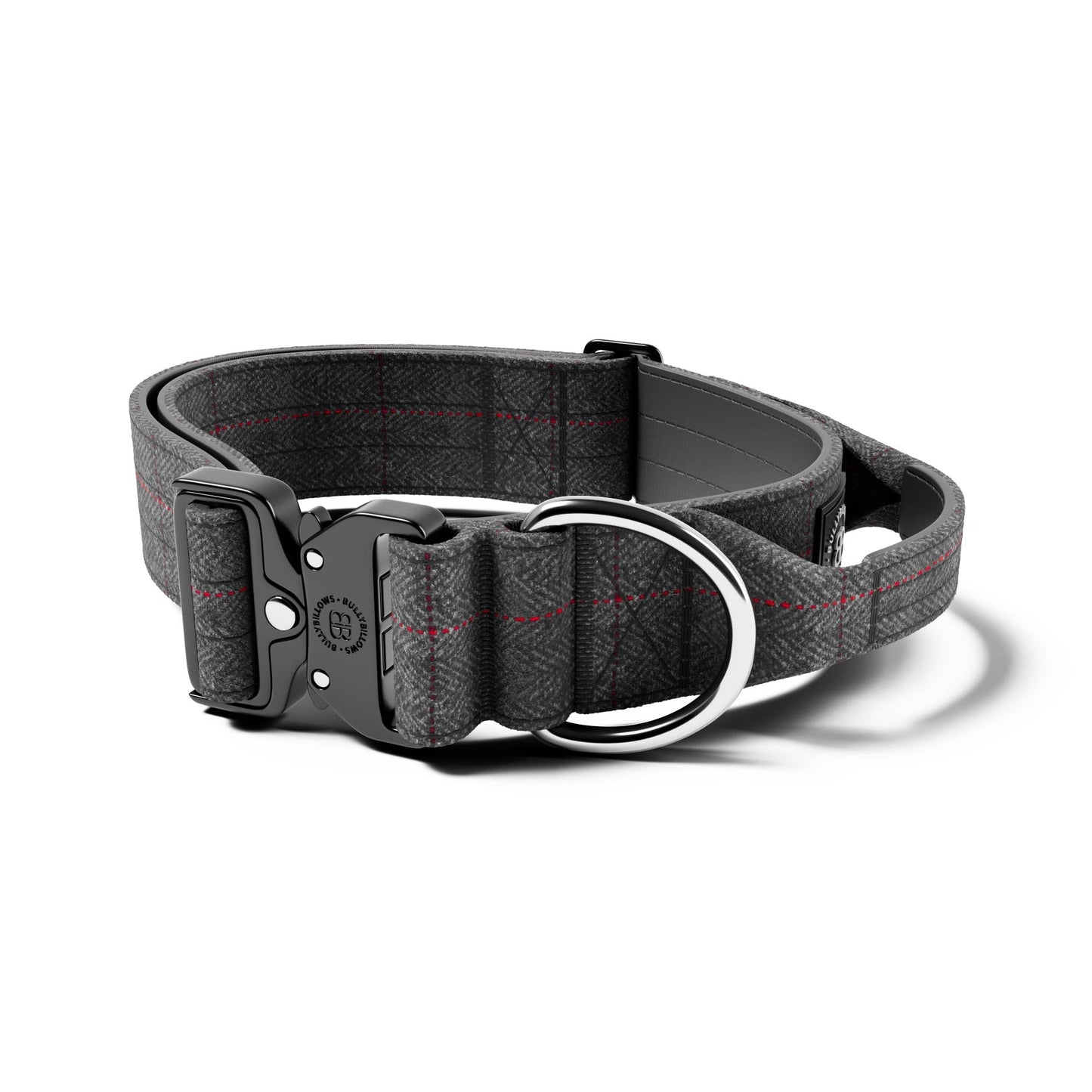 5cm Tweed & Herringbone Combat® Collar | With Handle & Secure Clip