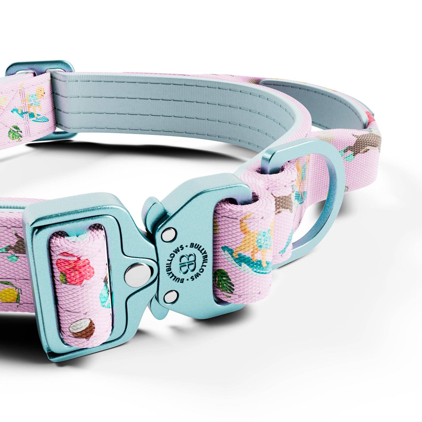 2.5cm Lighter Combat® Collar | With Handle & Secure Clip - Prismra Pink