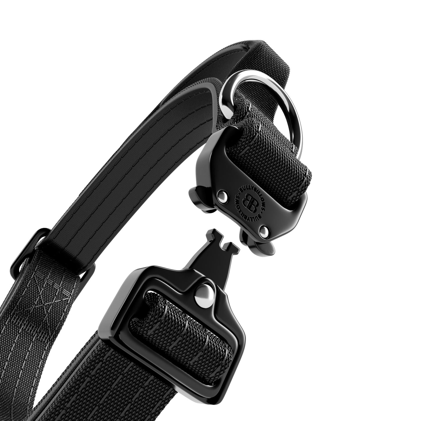 2.5cm Combat® Collar | With Handle & Secure Clip - Black