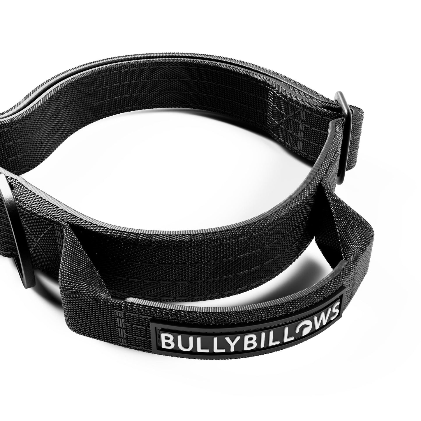2.5cm Lighter Combat® Collar | With Handle & Secure Clip - Black x Black
