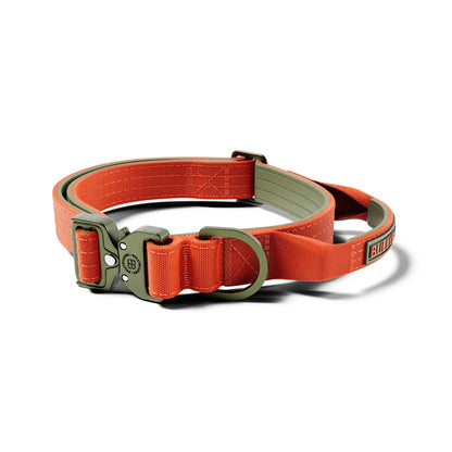 2.5cm Lighter Combat® Collar | With Handle & Secure Clip - Burnt Orange X Khaki