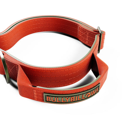 2.5cm Lighter Combat® Collar | With Handle & Secure Clip - Burnt Orange X Khaki