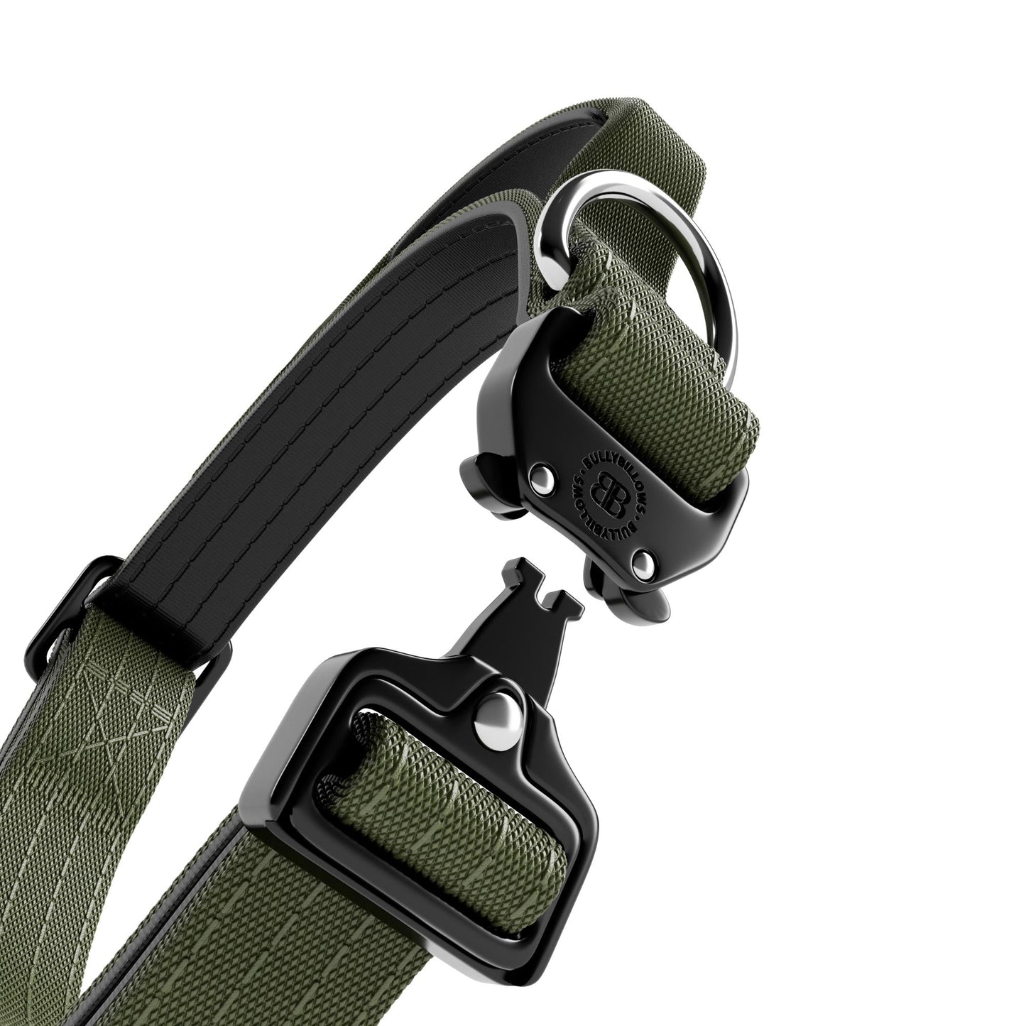 2.5cm Combat® Collar | With Handle & Secure Clip - Khaki