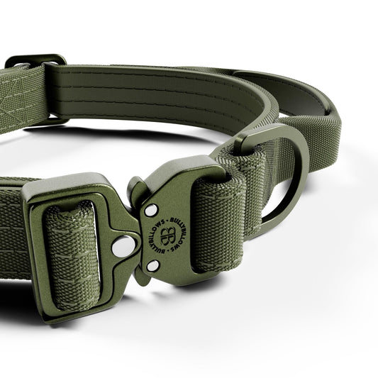 2.5cm Lighter Combat® Collar | With Handle & Secure Clip - Khaki x Khaki
