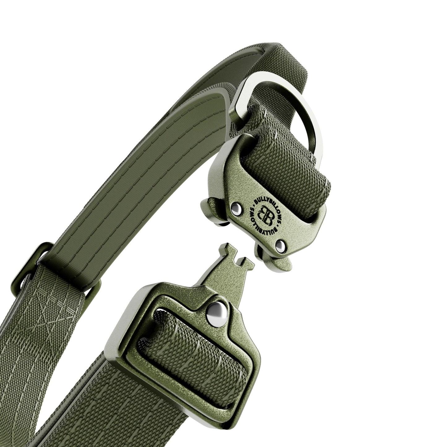 2.5cm Lighter Combat® Collar | With Handle & Secure Clip - Khaki x Khaki