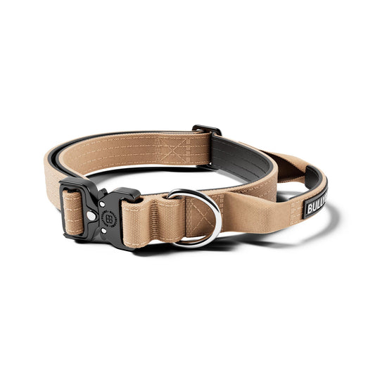 2.5cm Combat® Collar | With Handle & Secure Clip - Tan