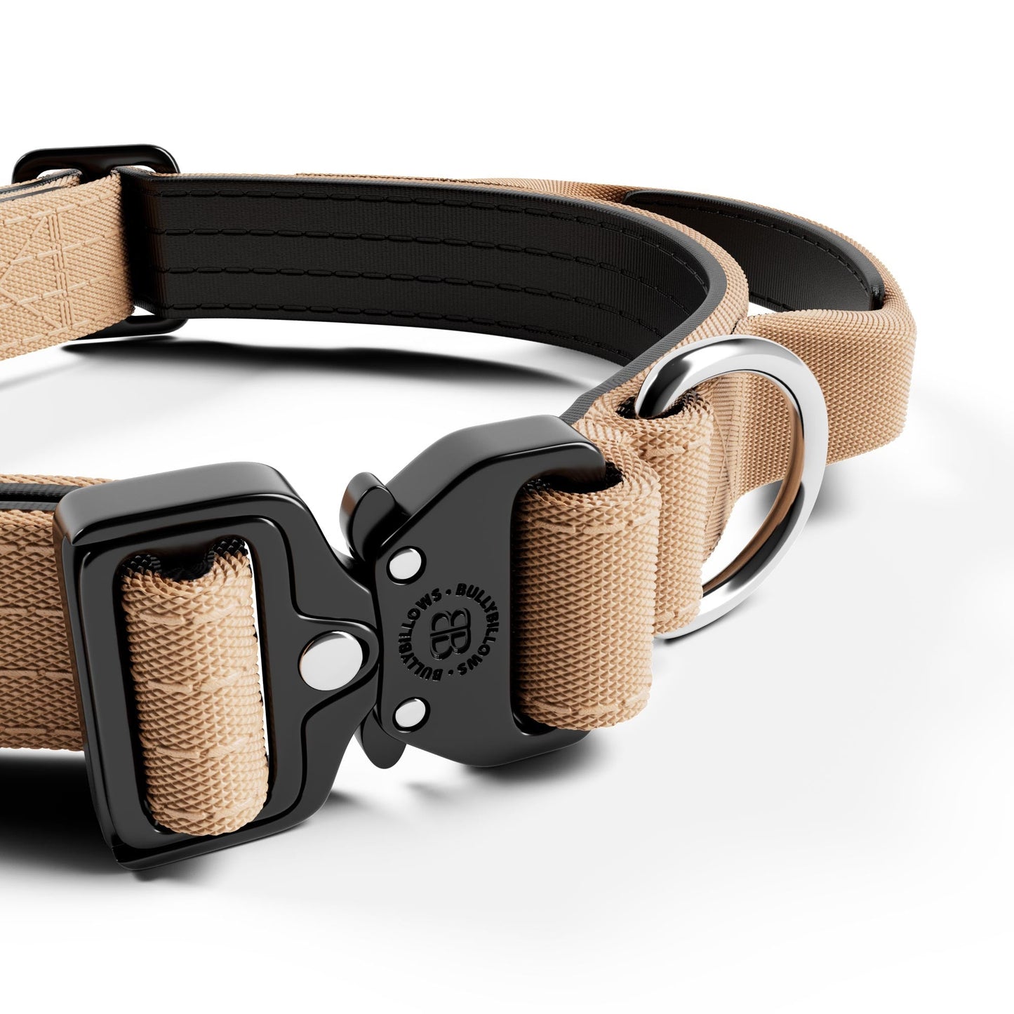 2.5cm Combat® Collar | With Handle & Secure Clip - Tan