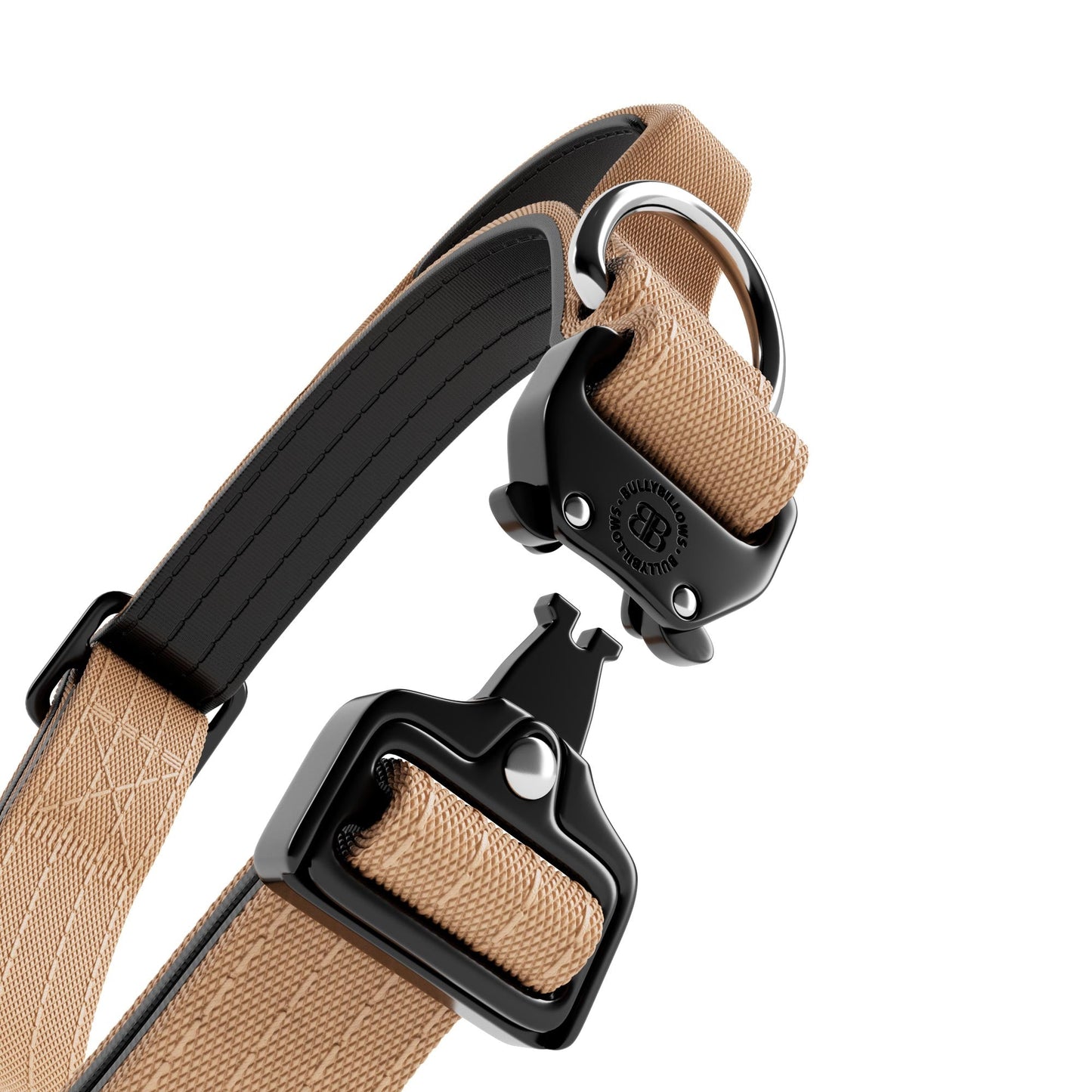 2.5cm Combat® Collar | With Handle & Secure Clip - Tan