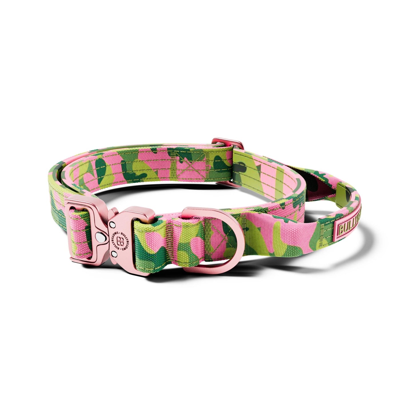 2.5cm Lighter Combat® Collar | With Handle & Secure Clip - Pink Camouflage