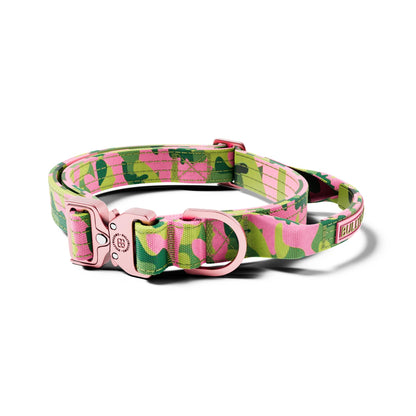 2.5cm Lighter Combat® Collar | With Handle & Secure Clip - Pink Camouflage