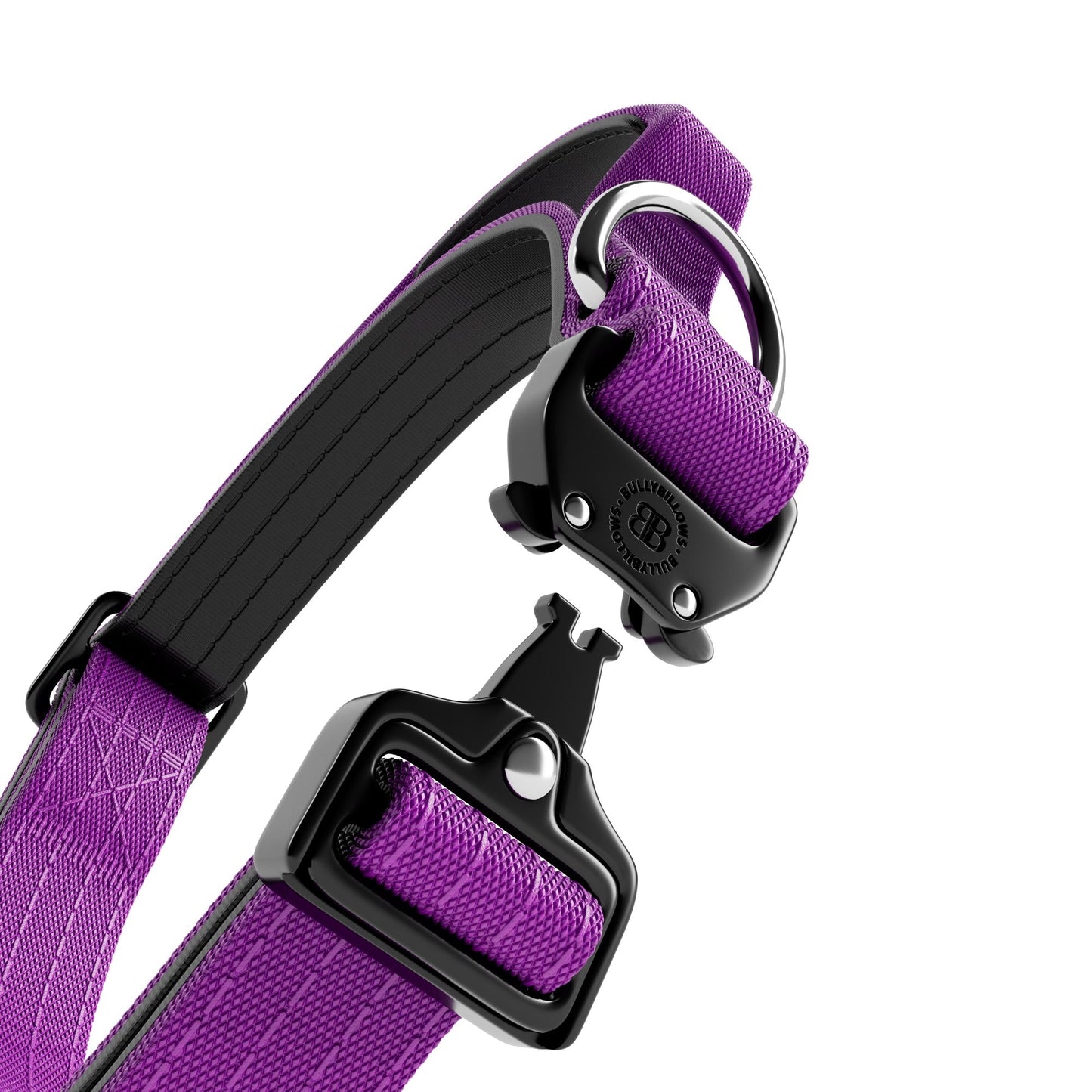 2.5cm Combat® Collar | With Handle & Secure Clip - Purple