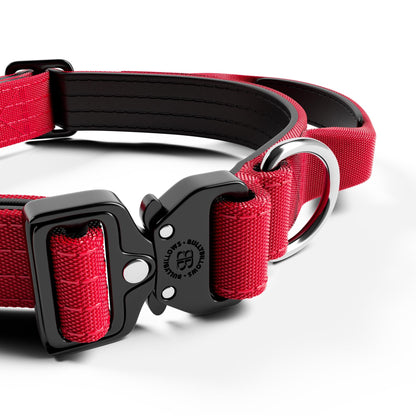 2.5cm Combat® Collar | With Handle & Secure Clip - Red