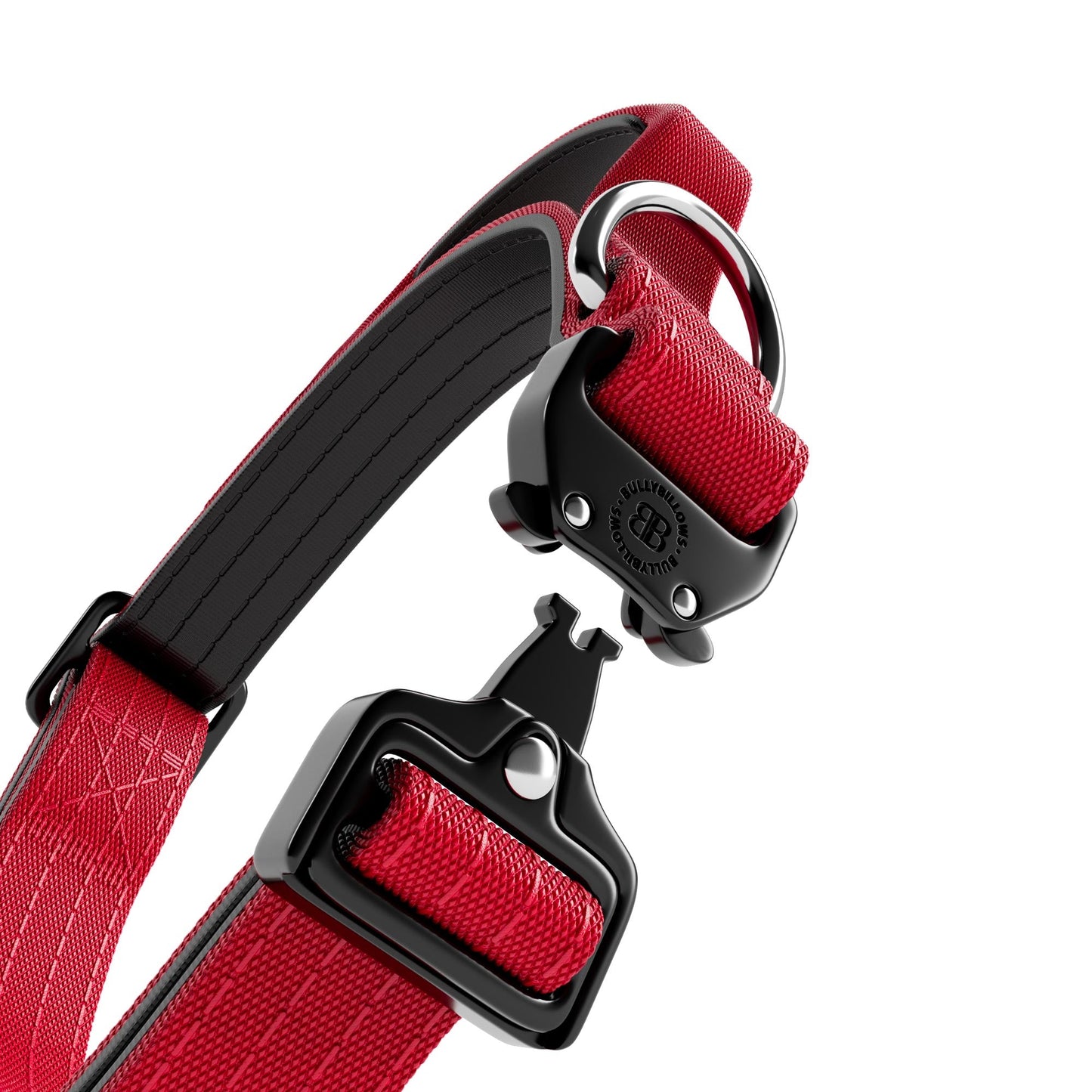 2.5cm Combat® Collar | With Handle & Secure Clip - Red