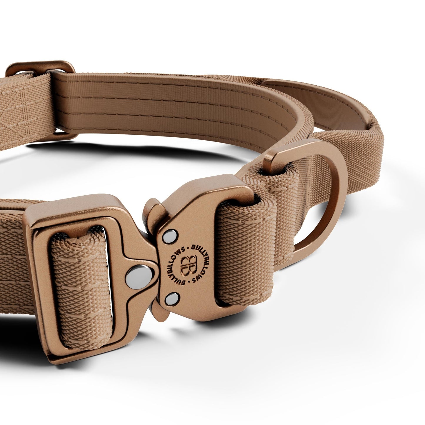 2.5cm Lighter Combat® Collar | With Handle & Secure Clip - Tan x Tan