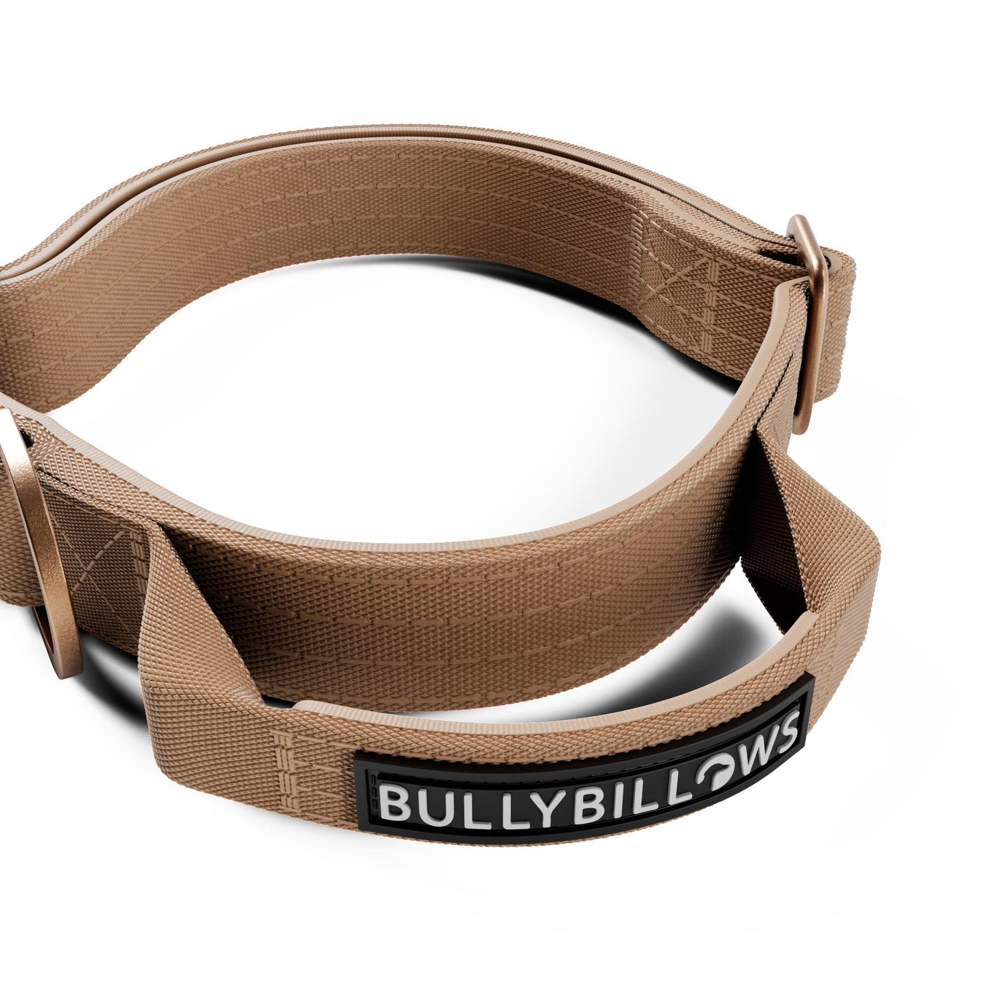 2.5cm Lighter Combat® Collar | With Handle & Secure Clip - Tan x Tan