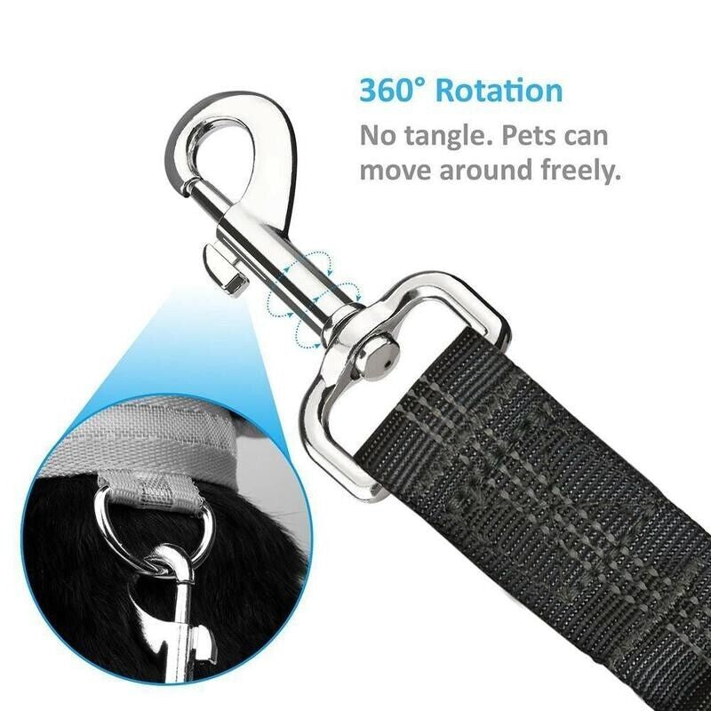 Pet Car Seat Belt 2-Pack Adjustable by Prismra