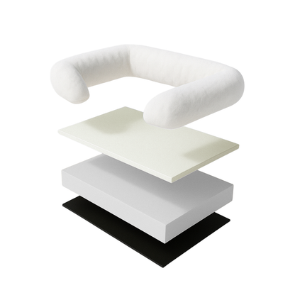 Luxury Dog Bed - Beige Edition | Add your dogs name