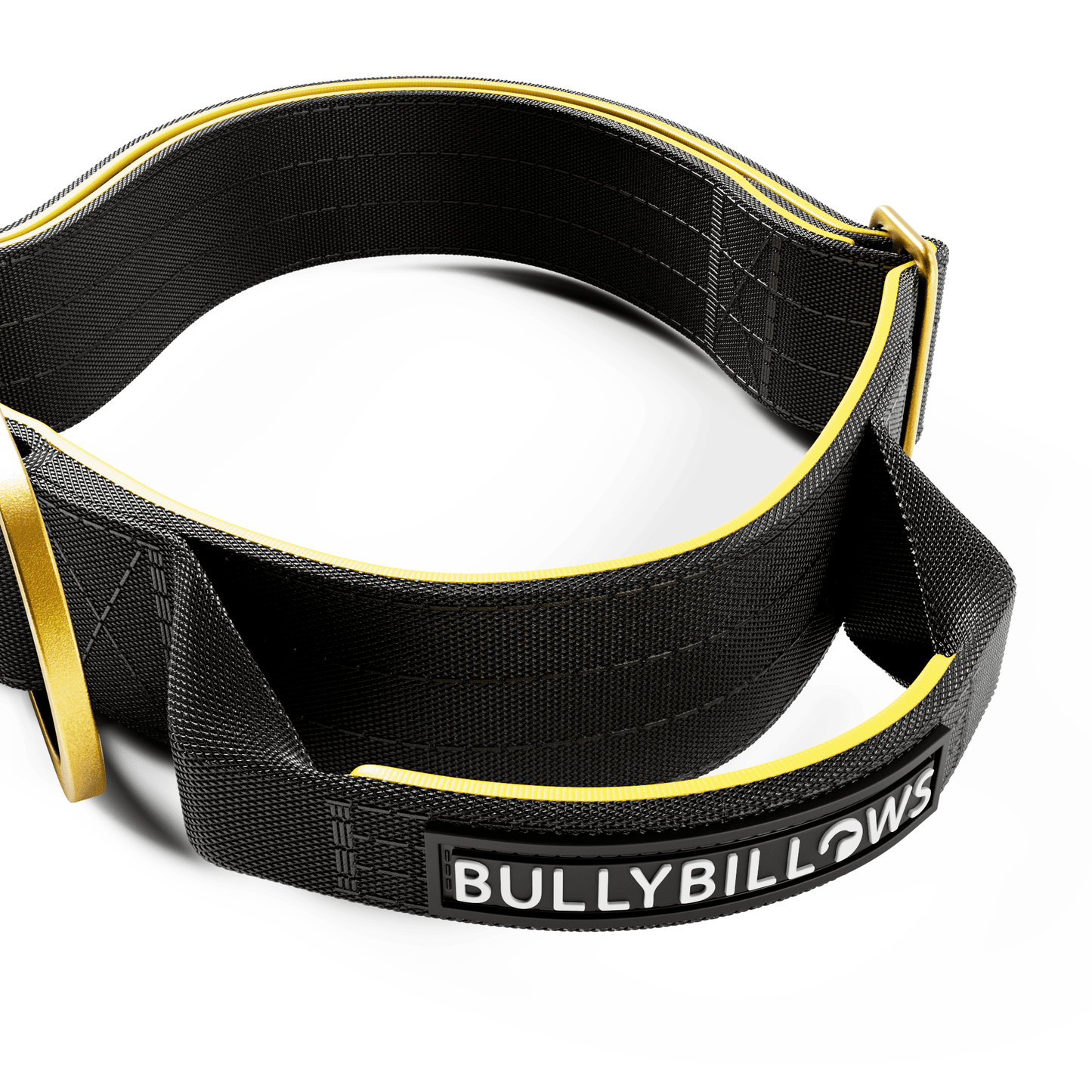 4cm Lighter Combat® Collar | With Handle & Secure Clip - Black X Yellow