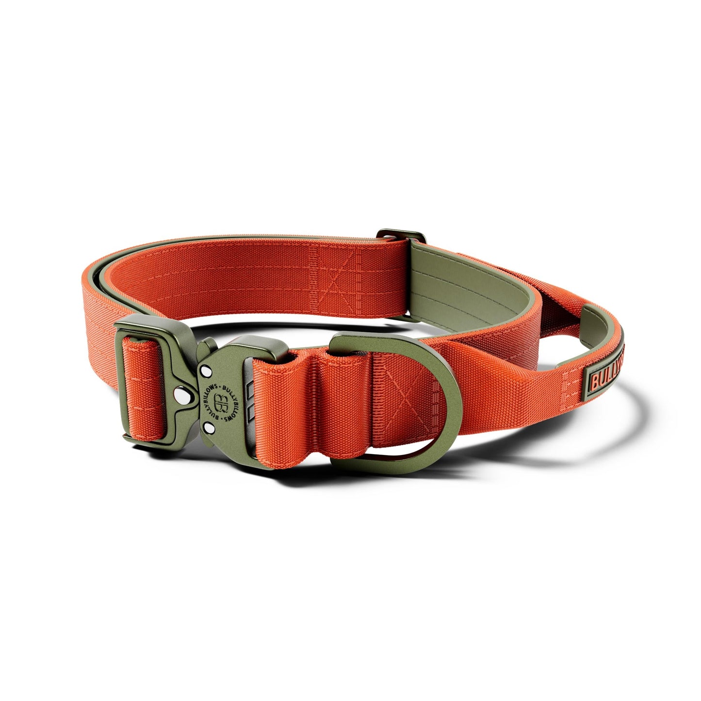 4cm LIGHTER Combat® Collar | With Handle & Secure Clip - Burnt Orange X Khaki