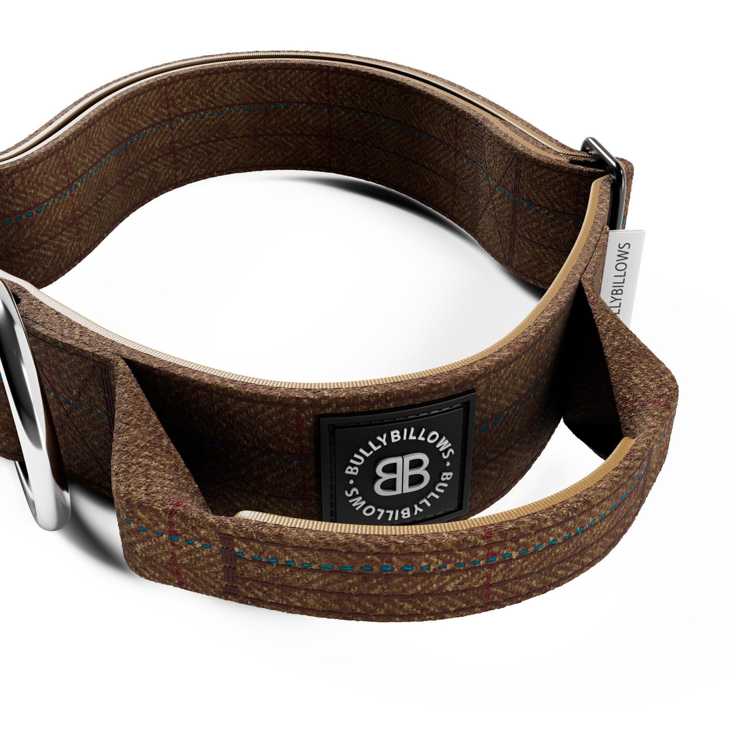 4cm Tweed Combat® Collar | With Handle & Secure Clip - Classic Tan