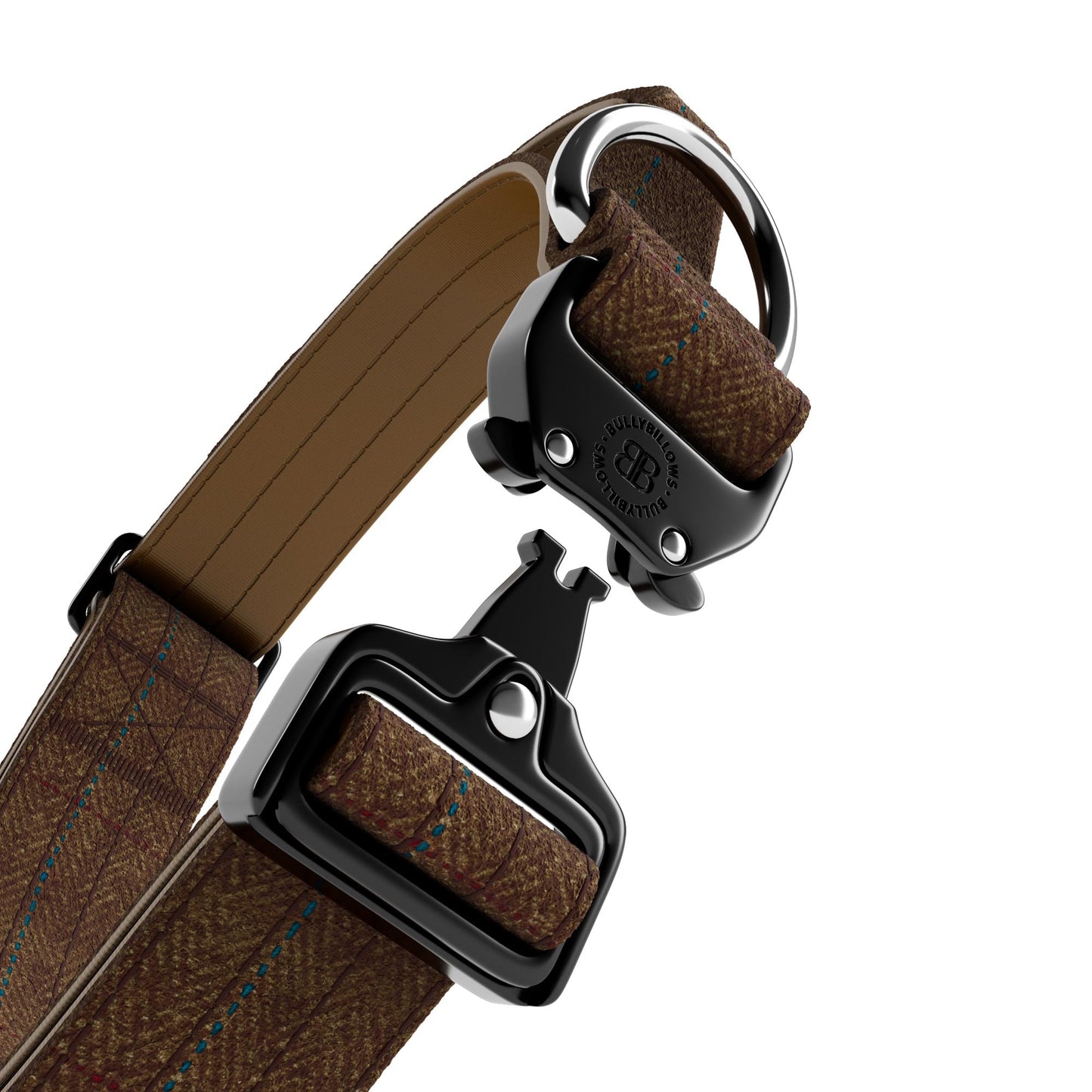 4cm Tweed Combat® Collar | With Handle & Secure Clip - Classic Tan