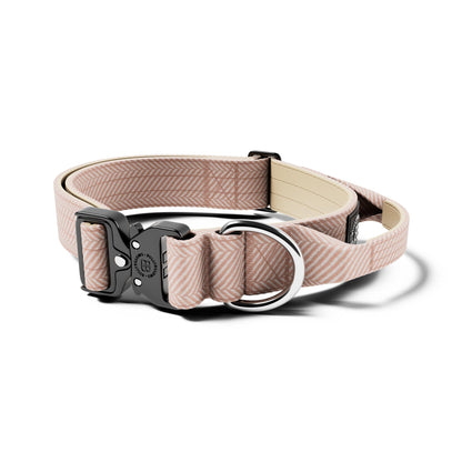 4cm Tweed & Herringbone Combat® Collar | With Handle & Secure Clip