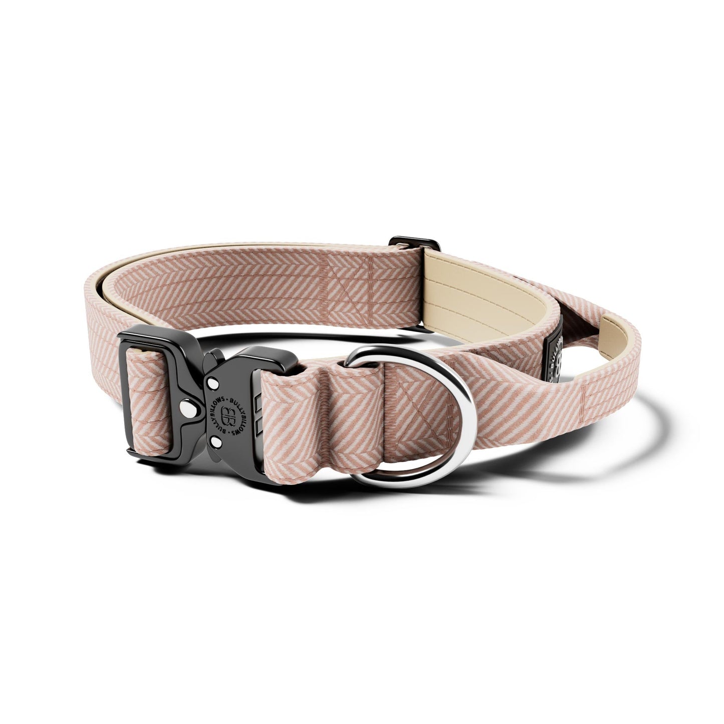 4cm Herringbone Combat® Collar | With Handle & Secure Clip - Elegant Cream