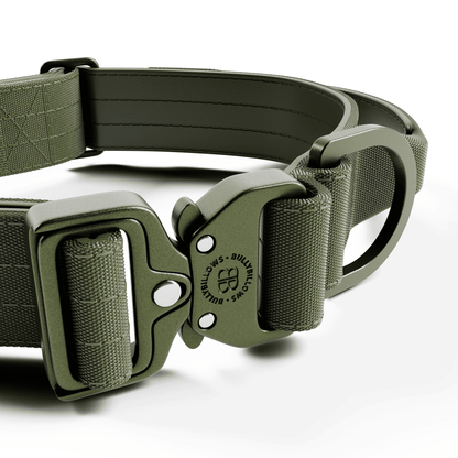 4cm Lighter Combat® Collar | With Handle & Secure Clip - Khaki x Khaki