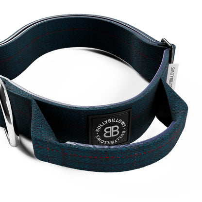 4cm Tweed Combat® Collar | With Handle & Secure Clip - Midnight Blue