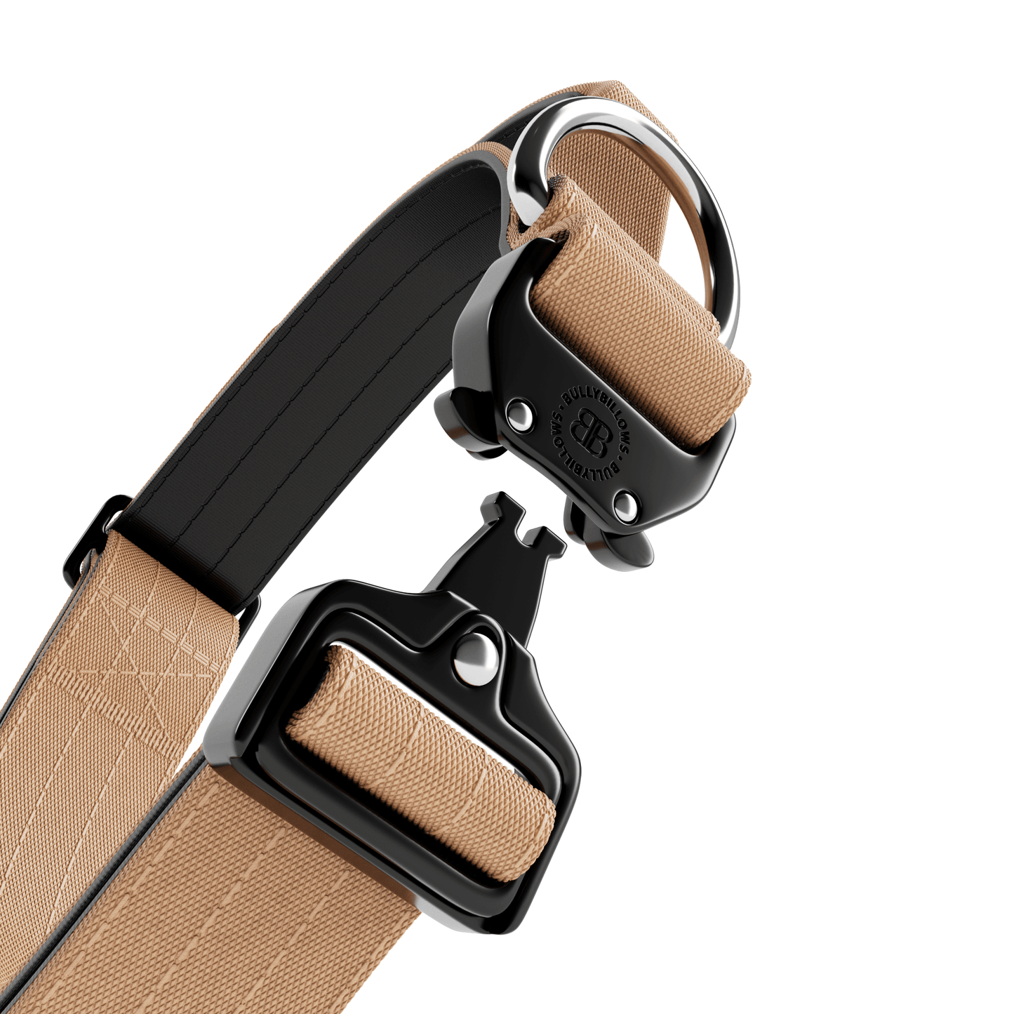 4cm Combat® Collar | With Handle & Secured Clip - Tan