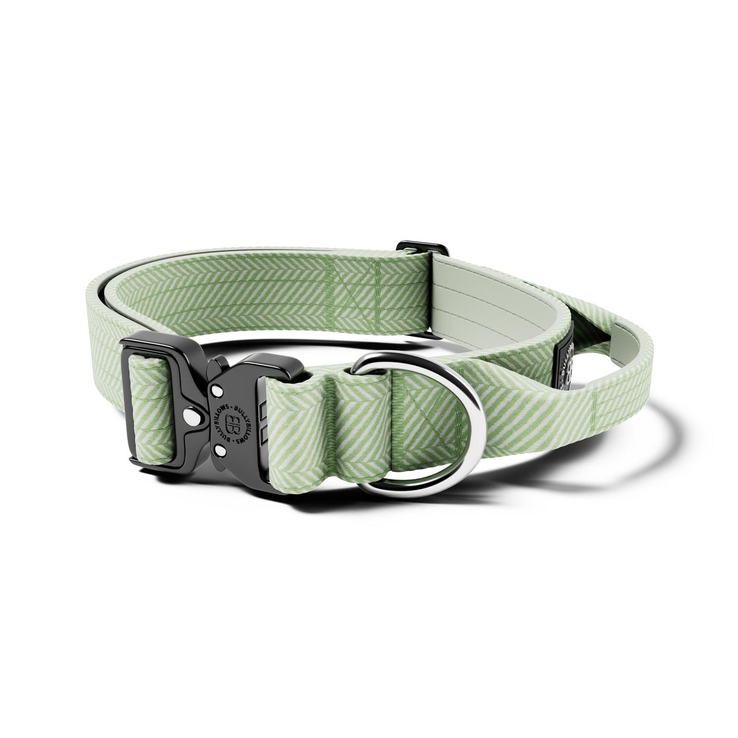 4cm Herringbone Combat® Collar | With Handle & Secure Clip - Mint Green