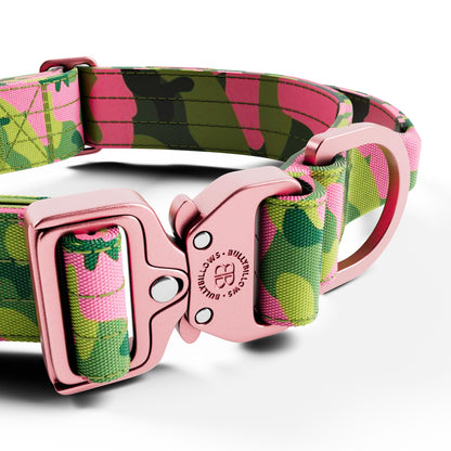 4cm Lighter Combat® Collar | With Handle & Secure Clip - Pink Camouflage