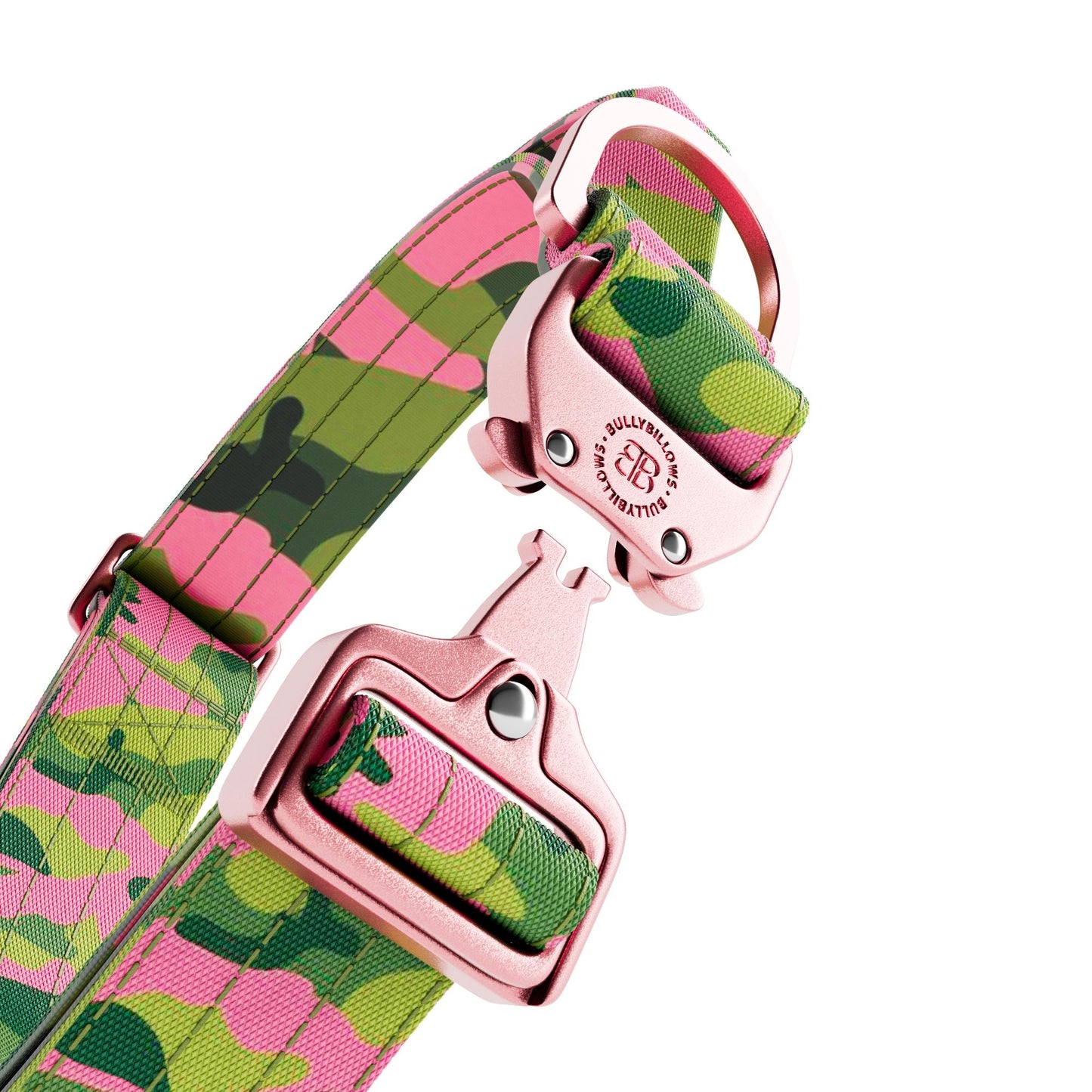 4cm Lighter Combat® Collar | With Handle & Secure Clip - Pink Camouflage