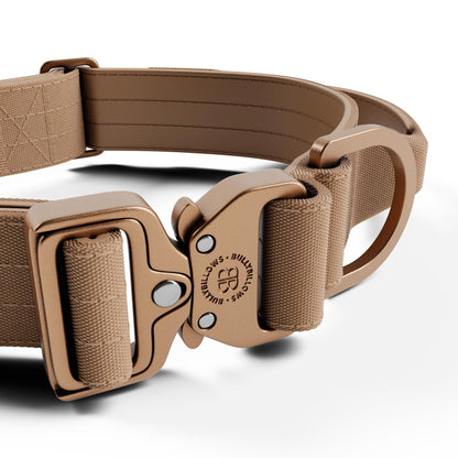 4cm Lighter Combat® Collar | With Handle & Secure Clip - Tan x Tan