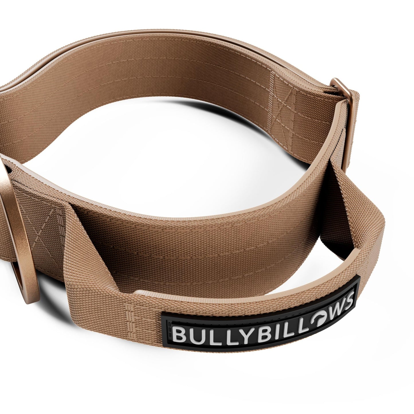 4cm Lighter Combat® Collar | With Handle & Secure Clip - Tan x Tan