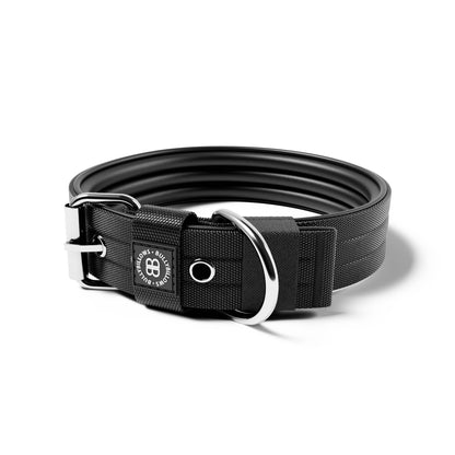 4cm Pin Buckle Collar | No Handle - Black