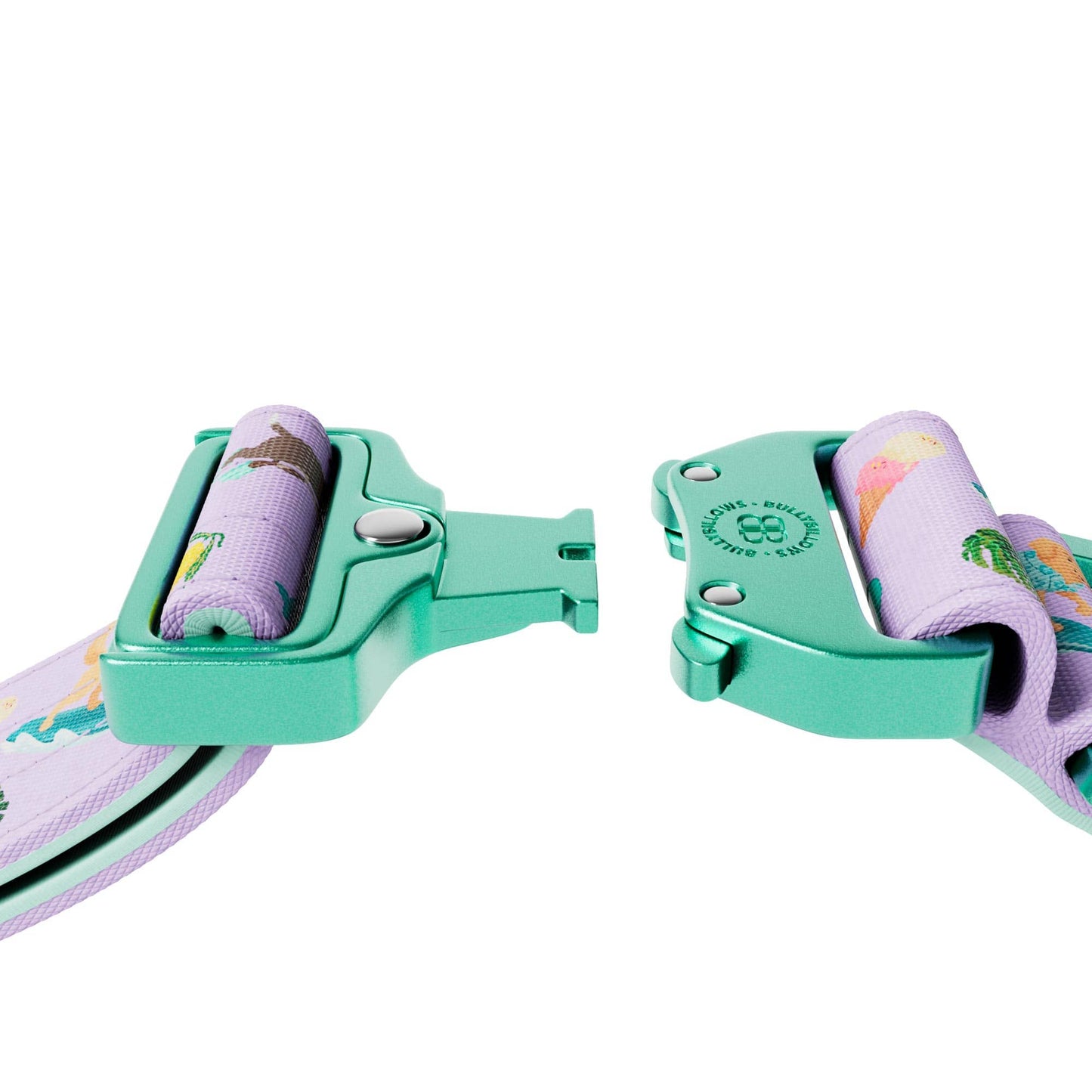 5cm Lighter Combat® Collar | With Handle & Secure Clip - Prismra Purple