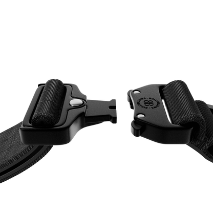 5cm Lighter Combat® Collar | With Handle Secure Clip - Black x Black