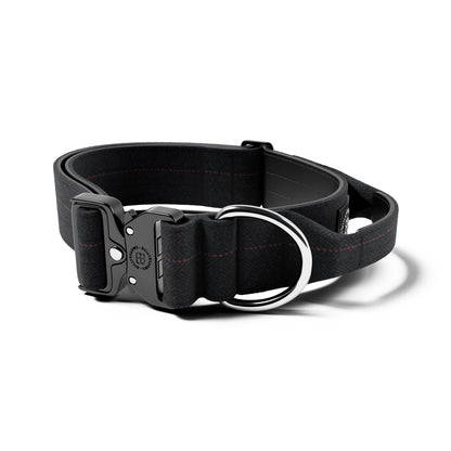 5cm Tweed & Herringbone Combat® Collar | With Handle & Secure Clip