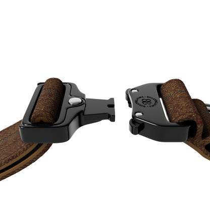 5cm Tweed Combat® Collar | With Handle & Secure Clip - Classic Tan