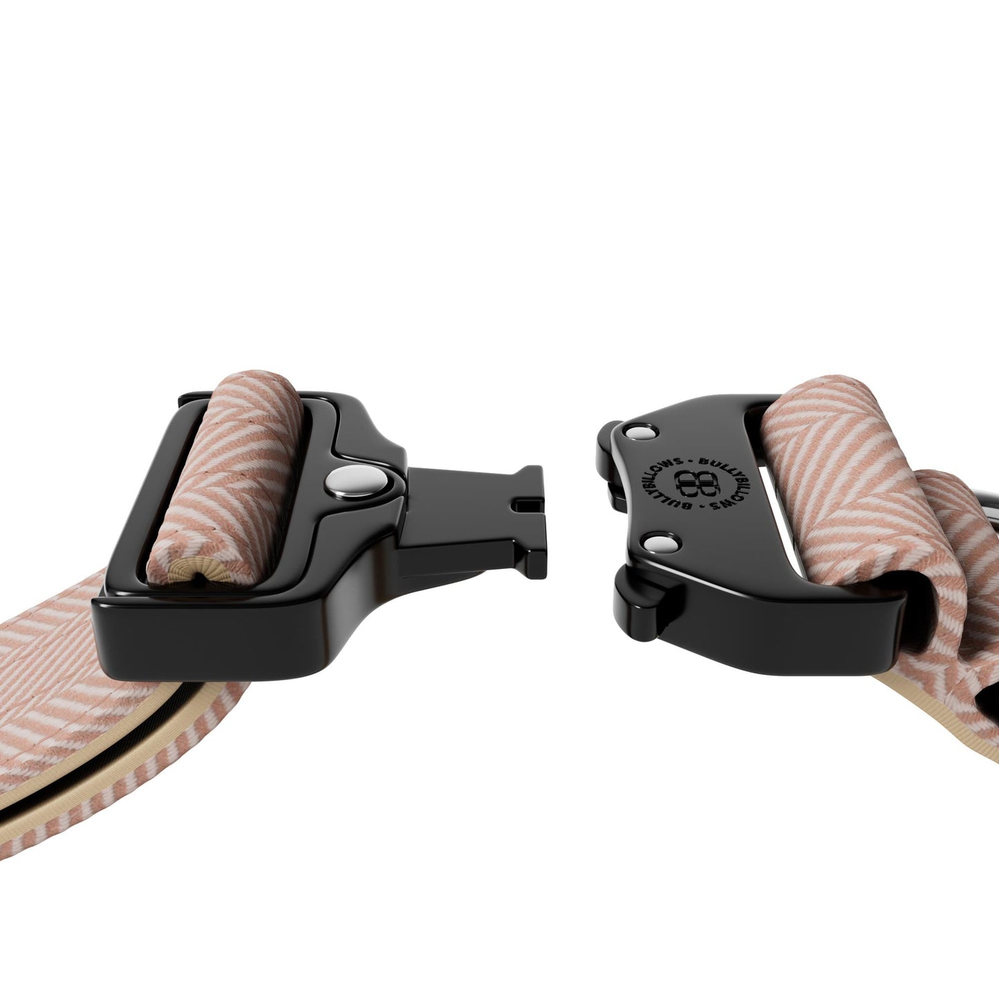 5cm Herringbone Combat® Collar | With Handle & Secure Clip - Elegant Cream