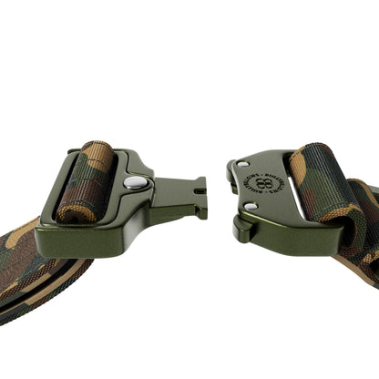 5cm Lighter Combat® Collar | With Handle & Secure Clip - Green Camouflage