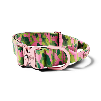 5cm Lighter Combat® Collar | With Handle & Secure Clip - Pink Camouflage