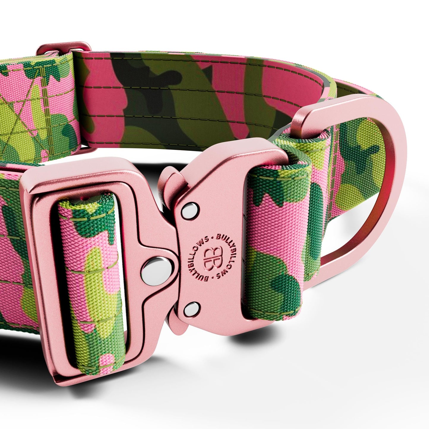 5cm Lighter Combat® Collar | With Handle & Secure Clip - Pink Camouflage