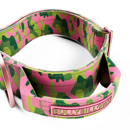 5cm Lighter Combat® Collar | With Handle & Secure Clip - Pink Camouflage
