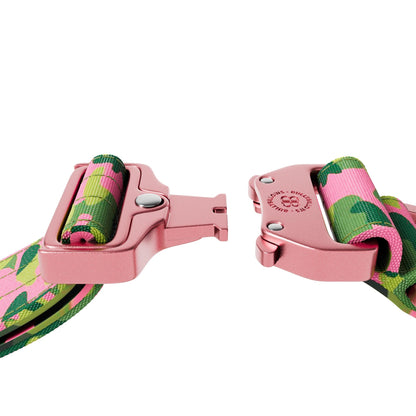 5cm Lighter Combat® Collar | With Handle & Secure Clip - Pink Camouflage