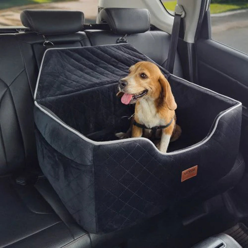Dog Booster Car Seat Large Black Prismra